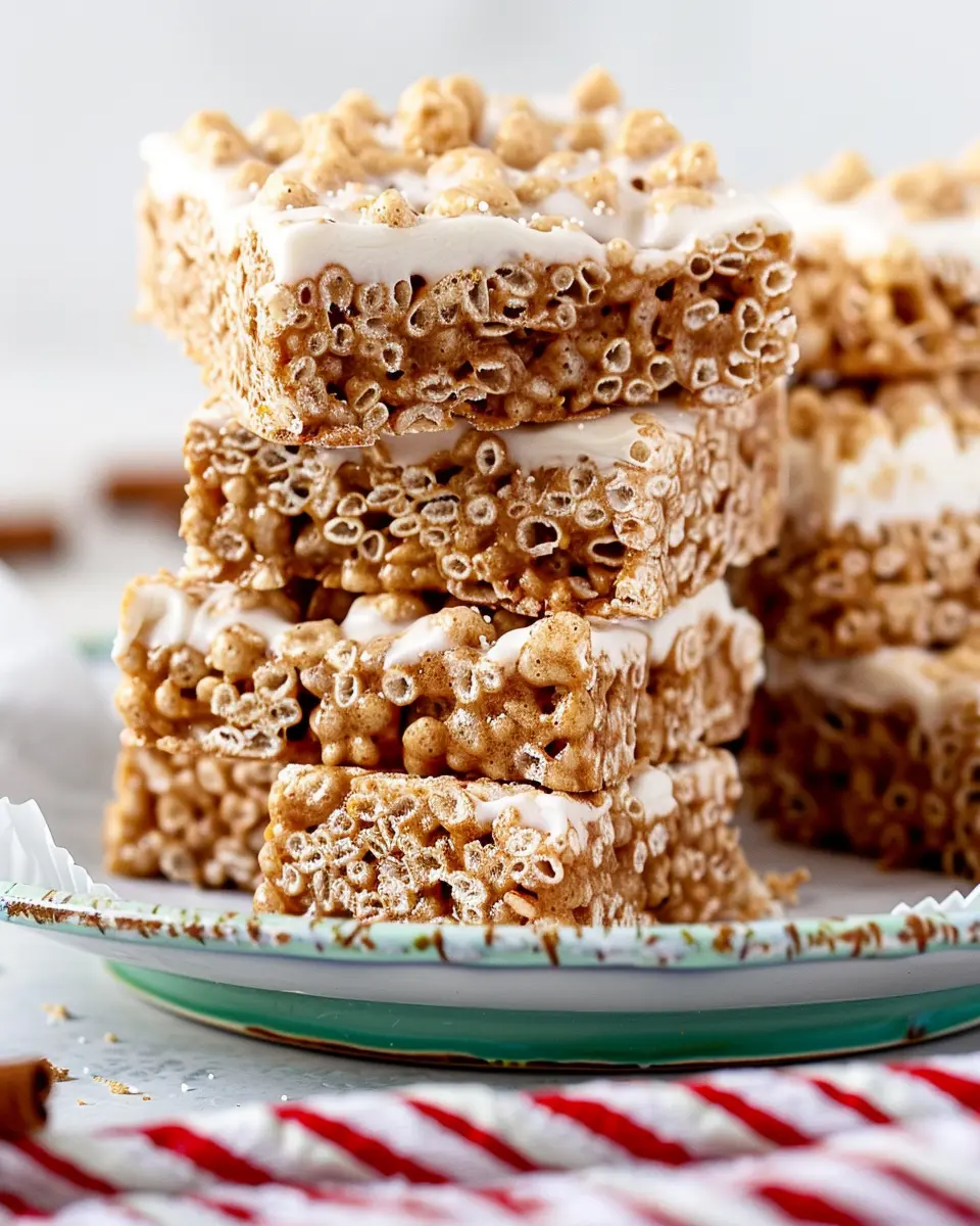 Gingerbread Rice Krispies Treats: The Best Festive Snack Idea